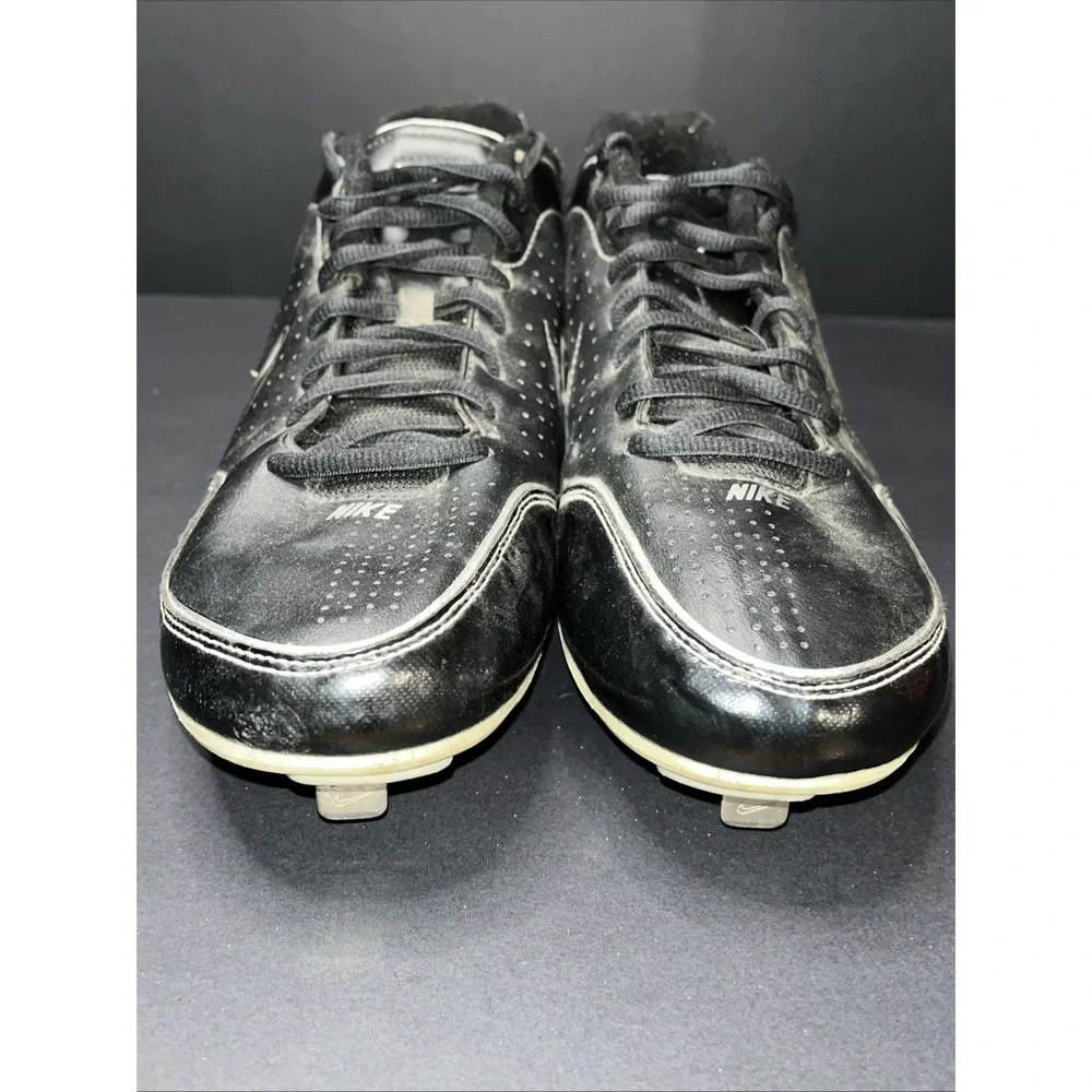 Nike Gamer Conversion Men's 10.5 US 469728-011 Black White Baseball Cleat Shoes